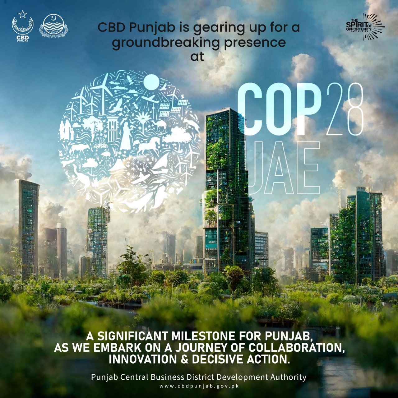 COP28, PARIS AGREEMENT, AND SUSTAINABLE INITIATIVES IN CBD PUNJAB